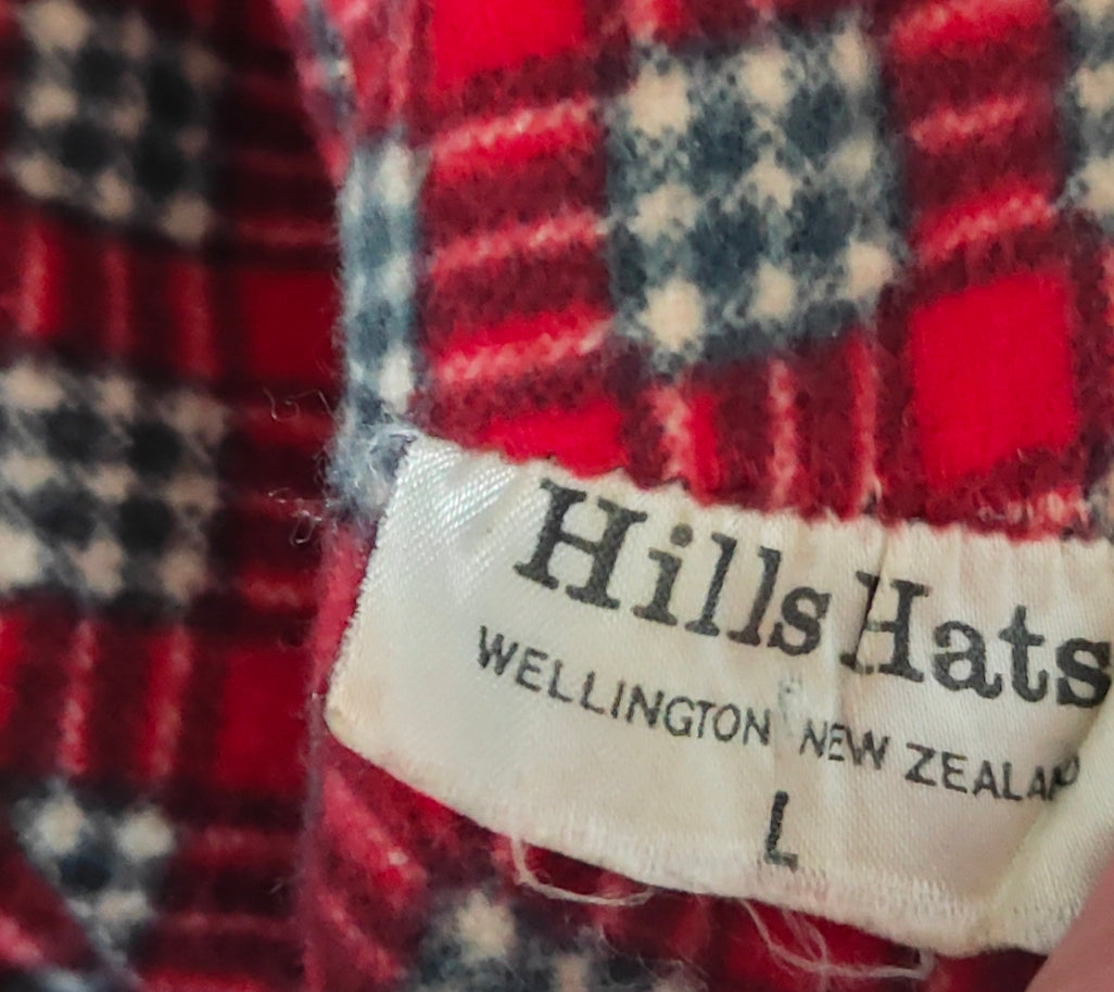 Hills Hats Wellington NZ — Vintage Buffalo Check Wool Bucket Hat