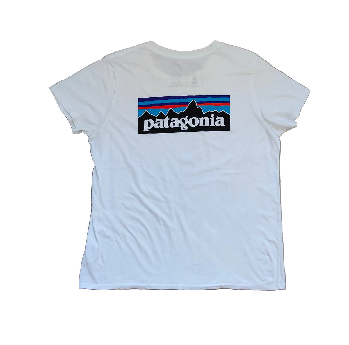 Patagonia P-6 Logo Organic Cotton T-Shirt size women's L