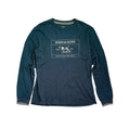 Rodd & Gunn Logo Long Sleeve Tee – Teal/Navy | XL