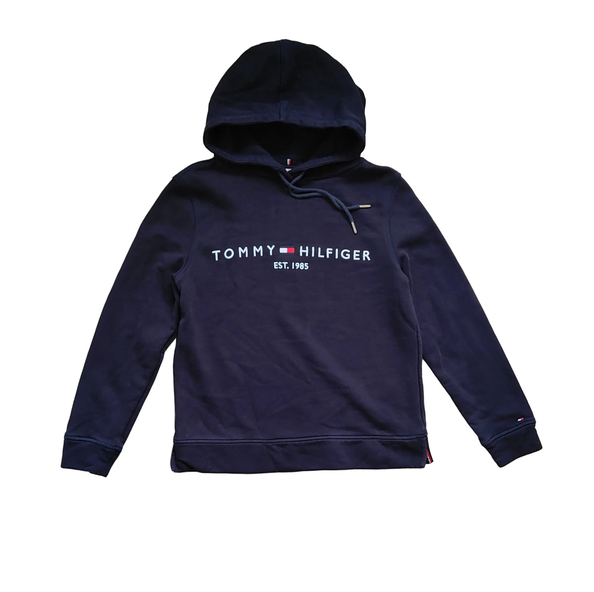 Tommy Hilfiger Logo Hoodie — Navy. Size Women's XS