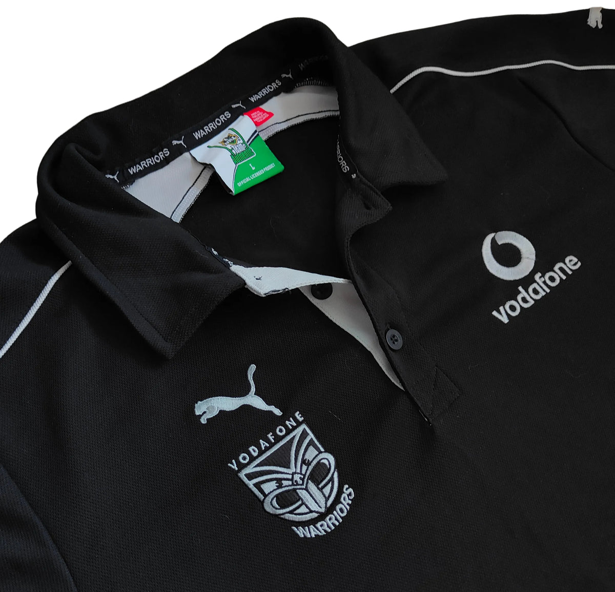 Puma Vodafone Warriors NRL Polo Shirt — Size L