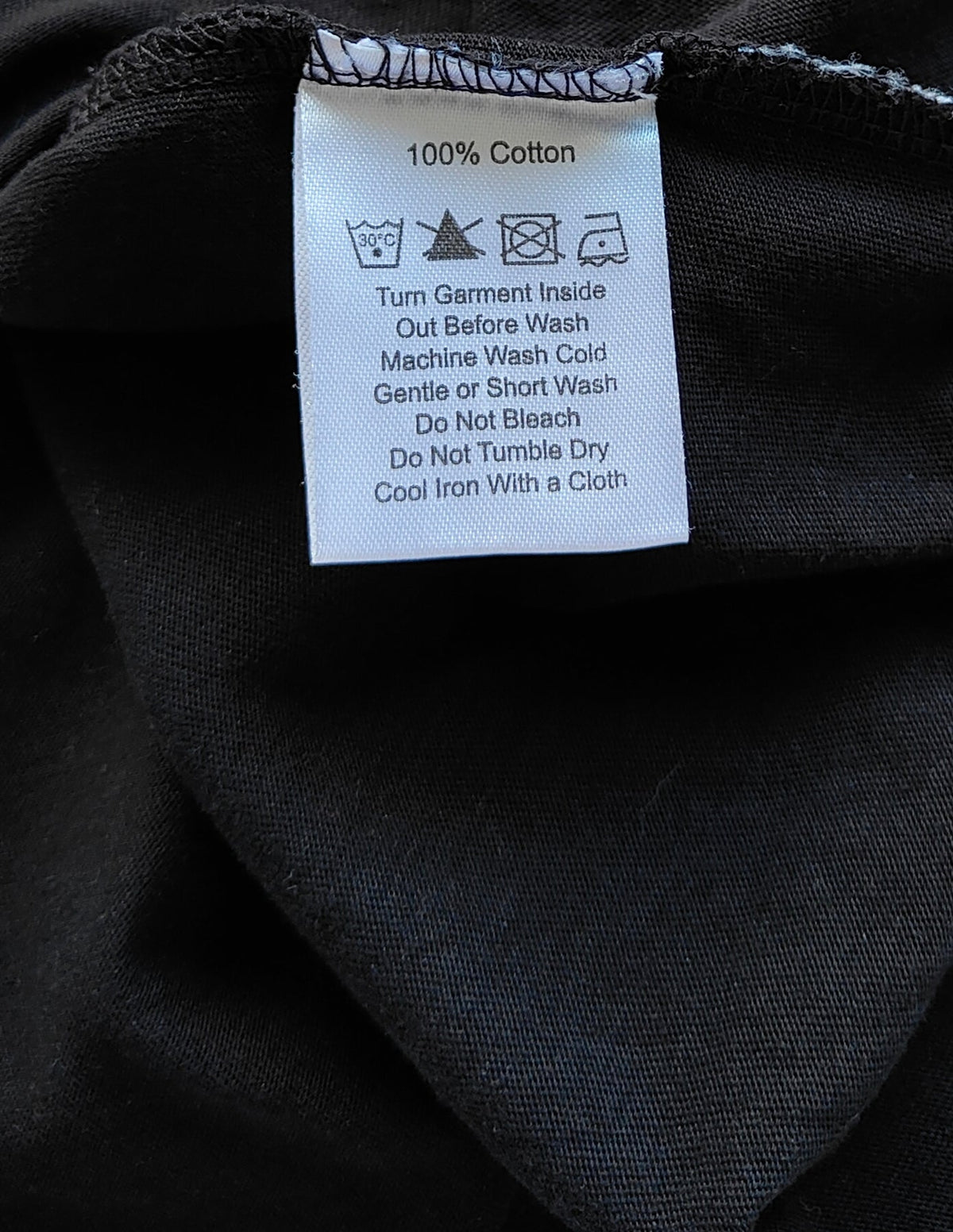 RPM MFG Co. Black Collegiate Graphic Tee — Men's Large