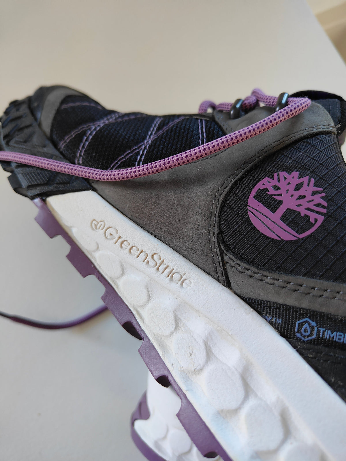 Timberland Women's Trail Sneakers – GreenStride | US 9W / EU 40 | Dark Grey & Purple