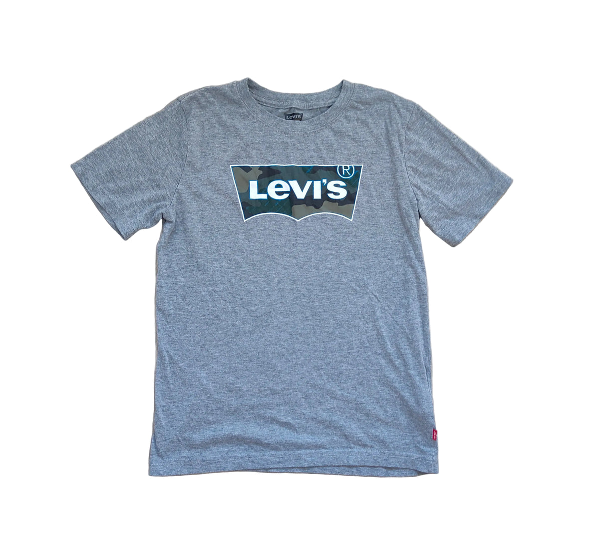 Levi's Camo Batwing Logo Tee — Kids L (12-13 yrs)