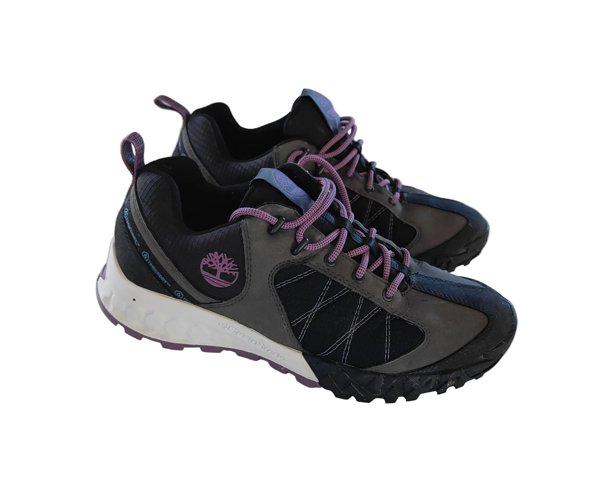 Timberland Women's Trail Sneakers – GreenStride | US 9W / EU 40 | Dark Grey & Purple