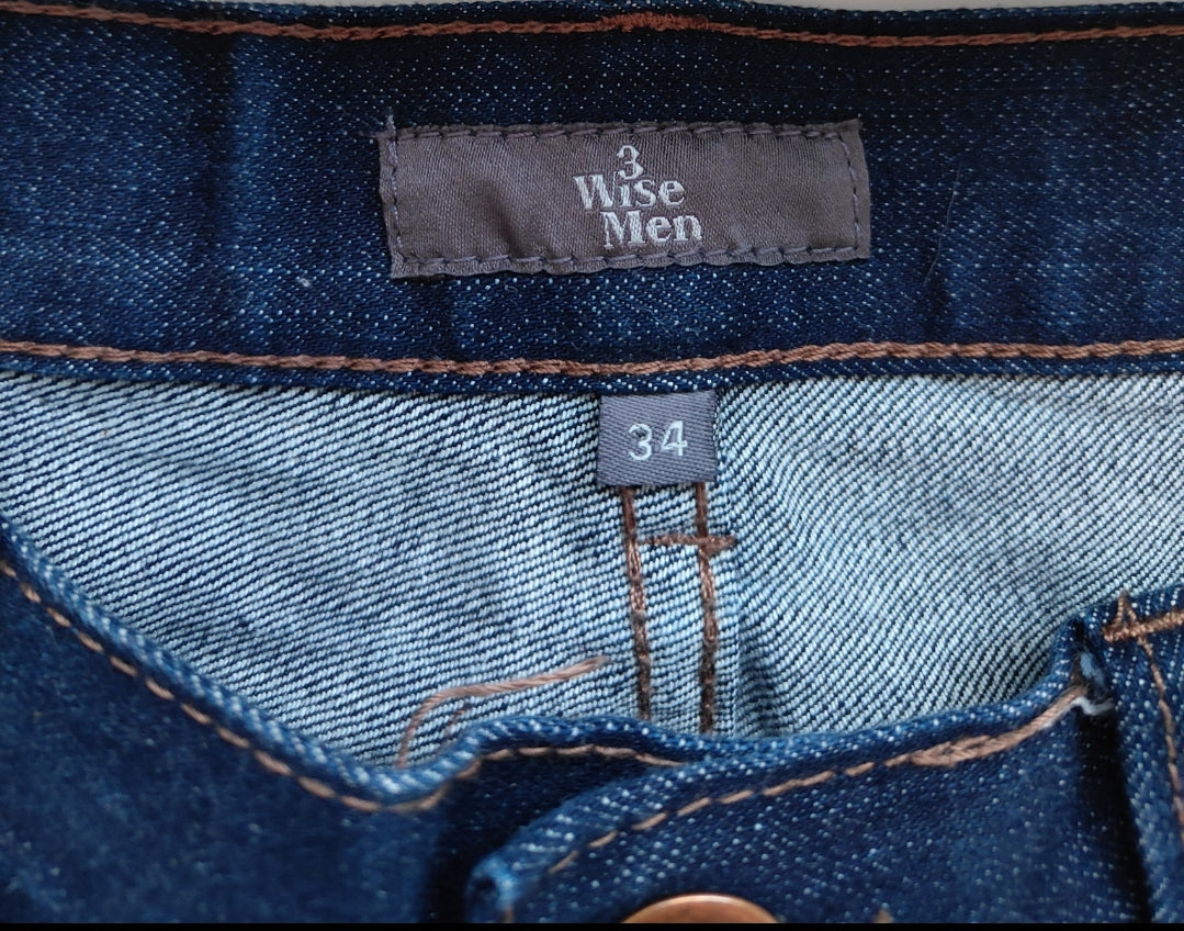 3 Wise Men Slim Jeans — Size 34