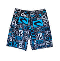 Rip Curl Board Shorts – All-Over Logo Print (Size 38)