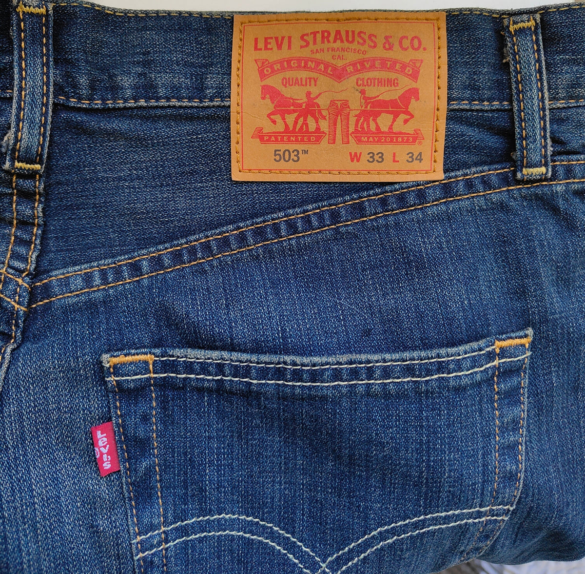 Levi's 503 Jeans – W33 L34 Dark Wash