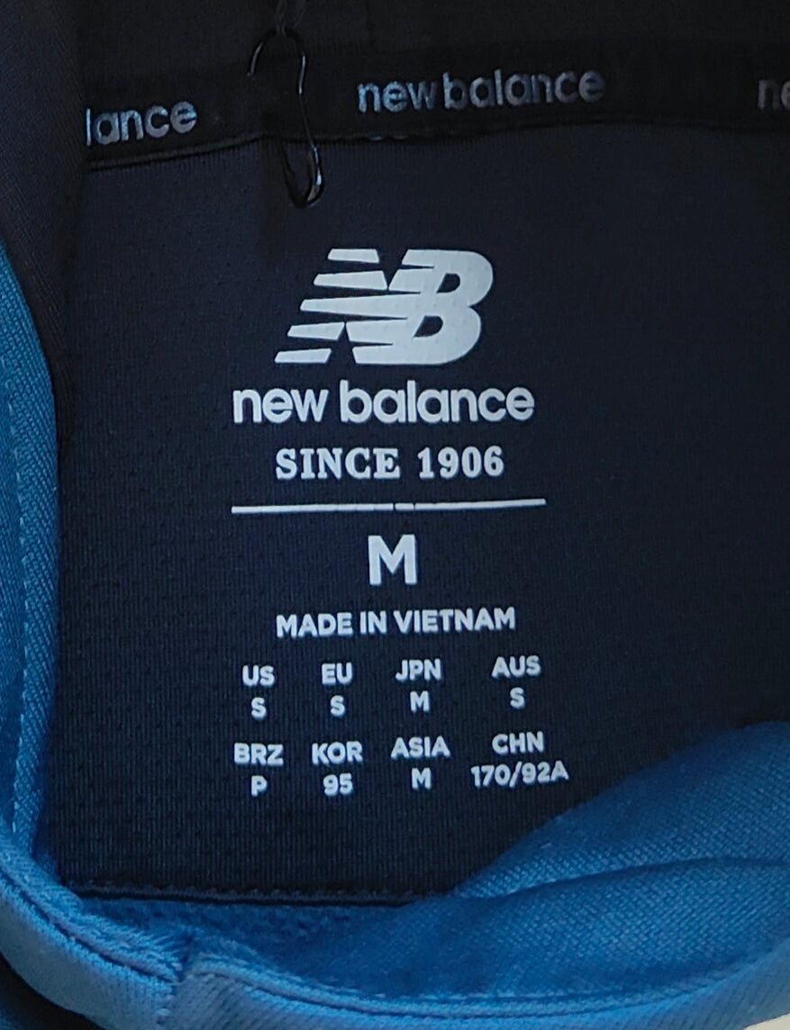 New Balance Oversized NB Graphic Hoodie — M (fits S) — Teal