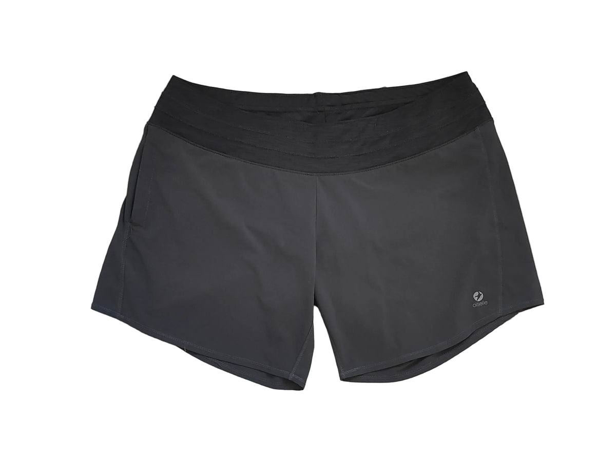 Oiselle Running Short — Charcoal / Size L