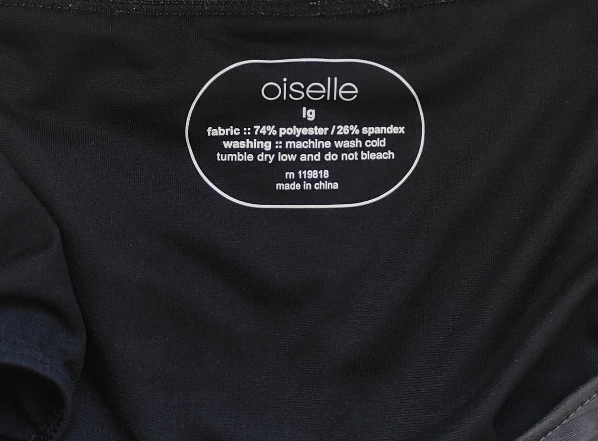 Oiselle Running Short — Charcoal / Size L