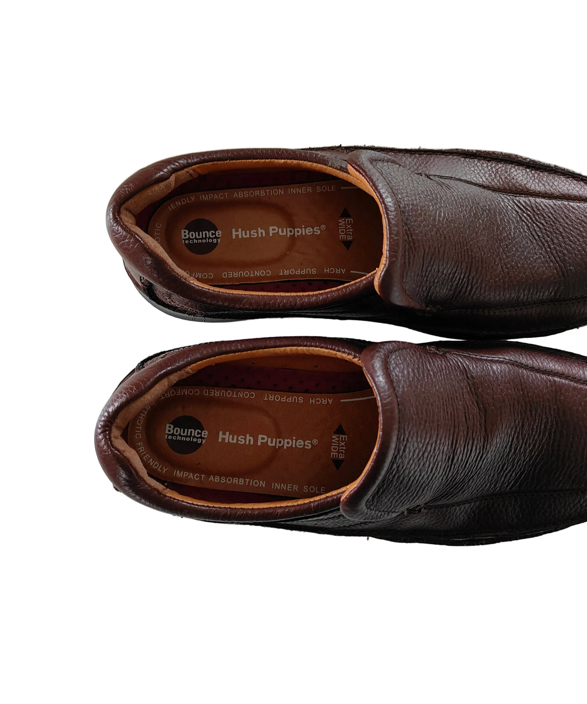 Hush Puppies Brazen Slip-On Loafers – Brown – Size 8 Extra Wide