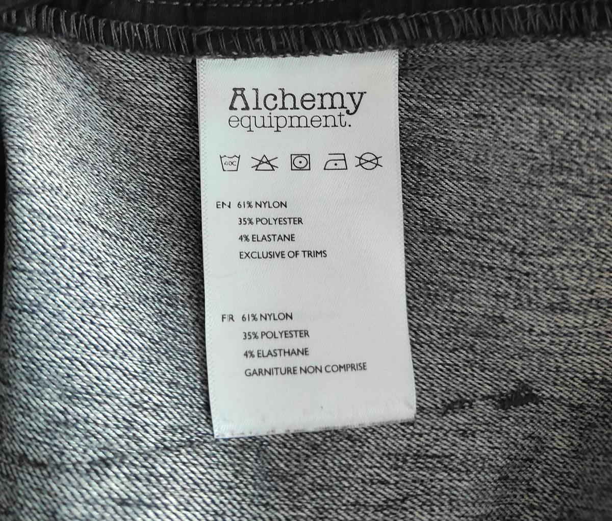 Alchemy Equipment Tech Pants – Charcoal – XL