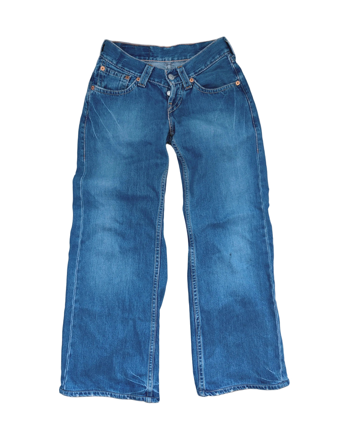 Levi's 929 Low Rise Bootcut Jeans — W31 L32 Medium Wash