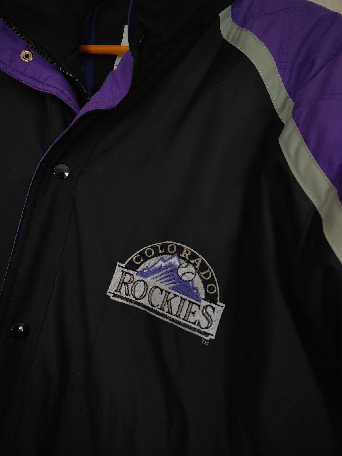 Vintage Colorado Rockies Insulated Starter Jacket– XL