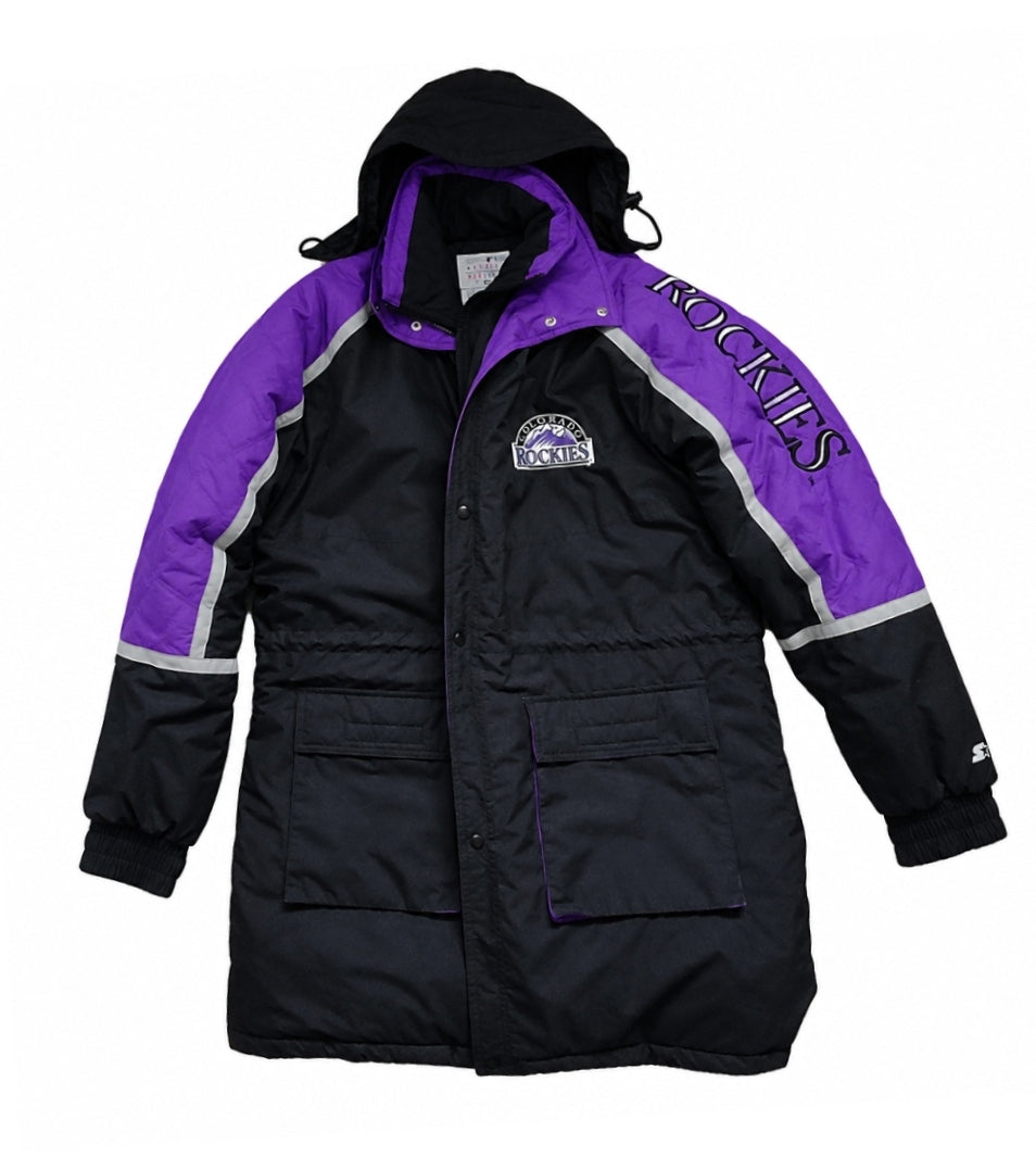Vintage Colorado Rockies Insulated Starter Jacket– XL