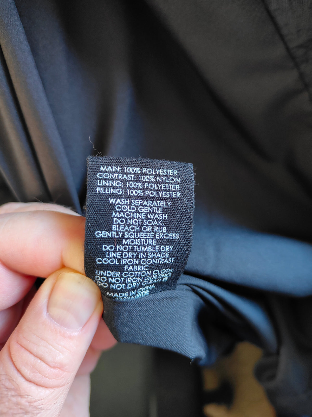 DECJUBA D-LUXE Basics Black Hooded Quilted Long Coat – EU 40 / US 8