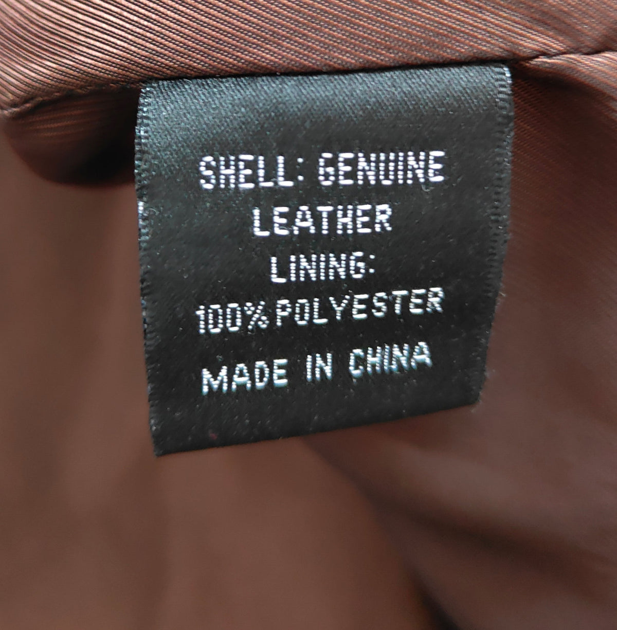 Hallenstein Brothers Genuine Leather Jacket — Black — Size S