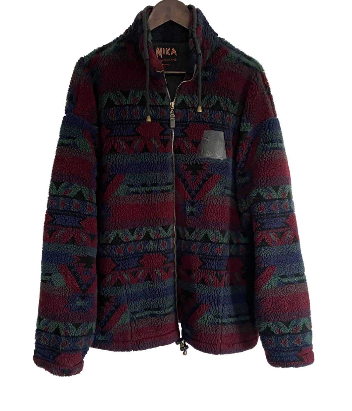 Mika × New Zealand Southwestern Boa Fleece Zip Jacket size Men's XXL