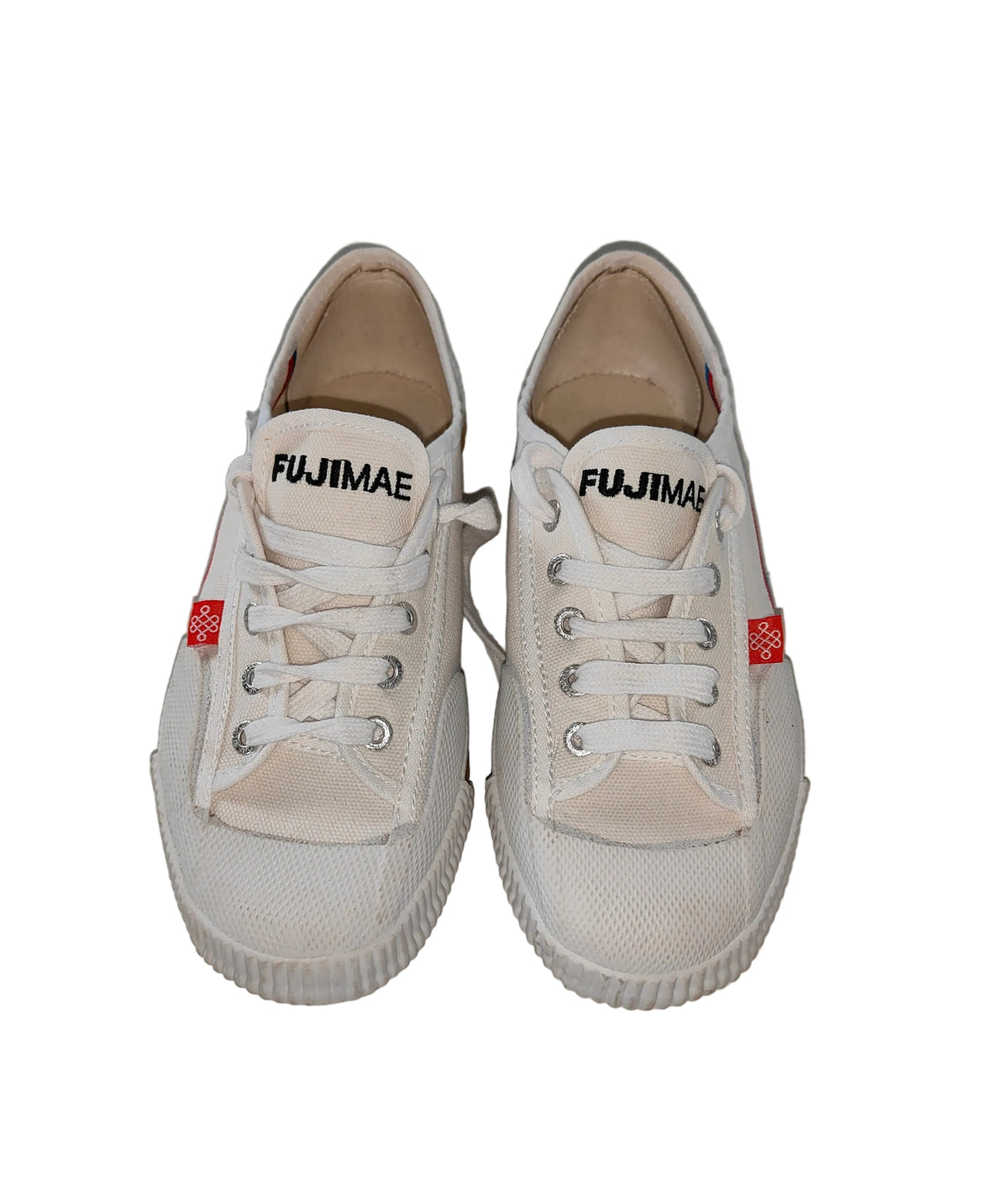 Fujimae Canvas Sneakers — White / Gum | Near New