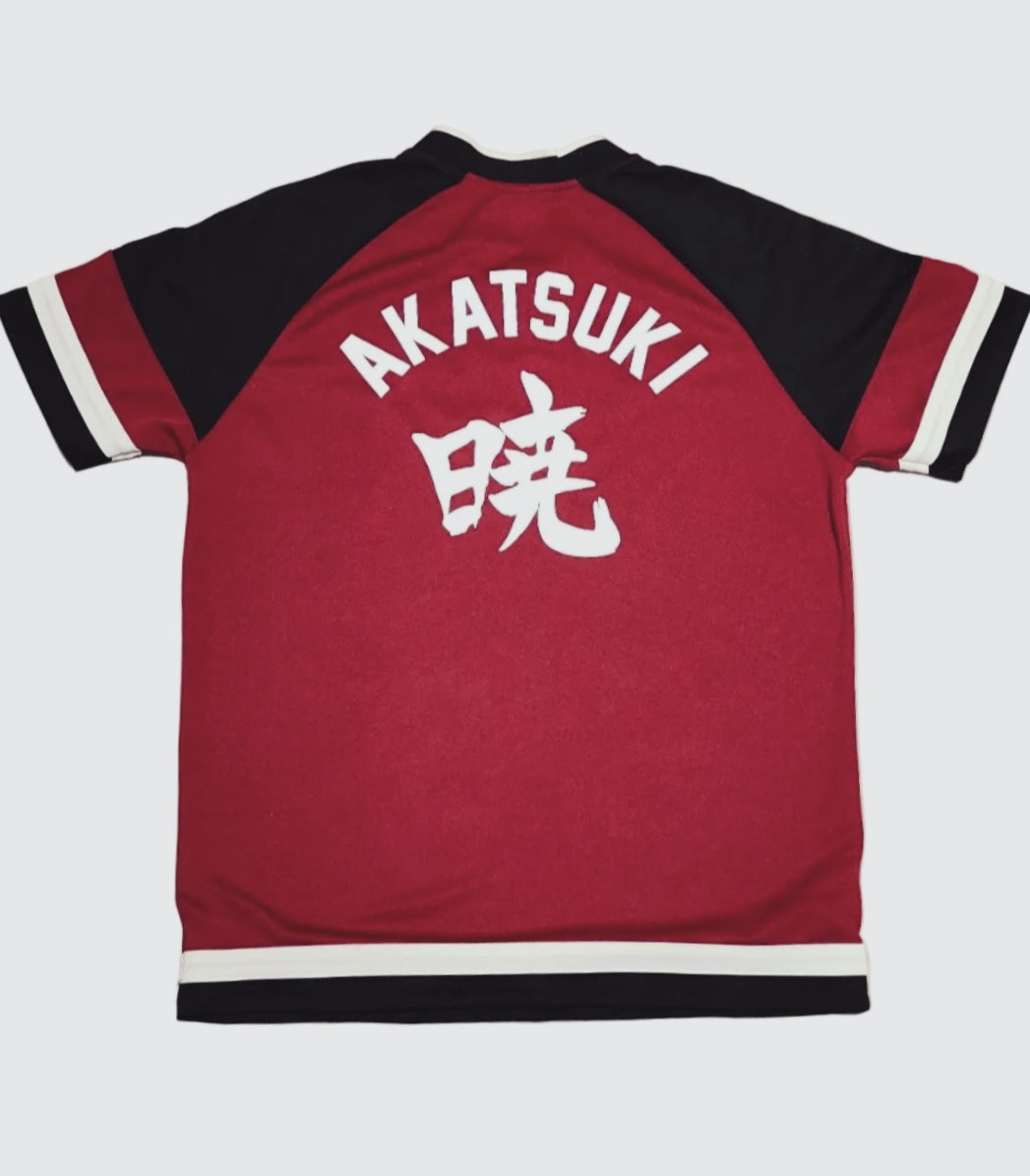 Naruto Shippuden Akatsuki Shinobi Organisation Jersey — Size M