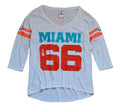 PINK by Victoria's Secret Miami Dolphins x NFL 3/4 Sleeve Top – Women's XS