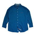 U.S. Polo Assn. Long Sleeve Check Shirt — Blue & Black 3XL