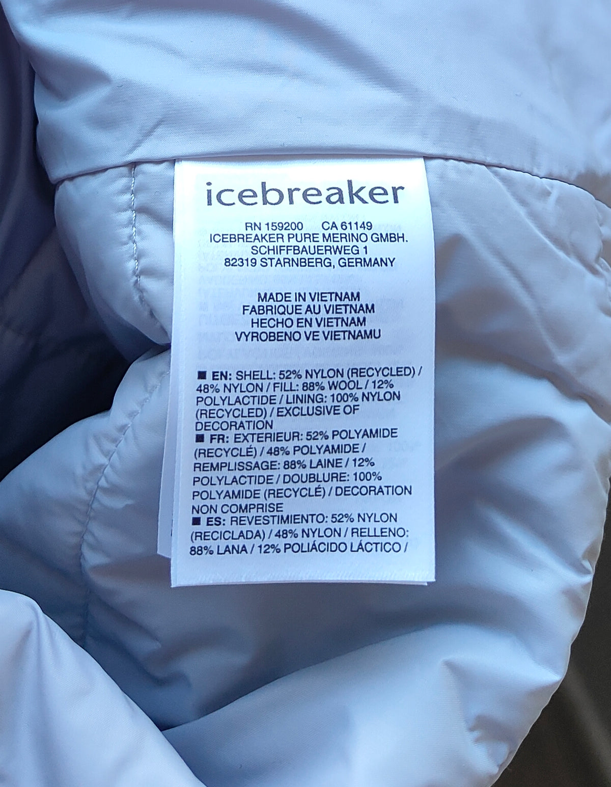 Icebreaker Merino Loft Jacket — Men's Medium (NWT)