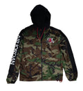 Pre-owned Nike Air Jordan Camo Windbreaker Jacket – Men's Medium