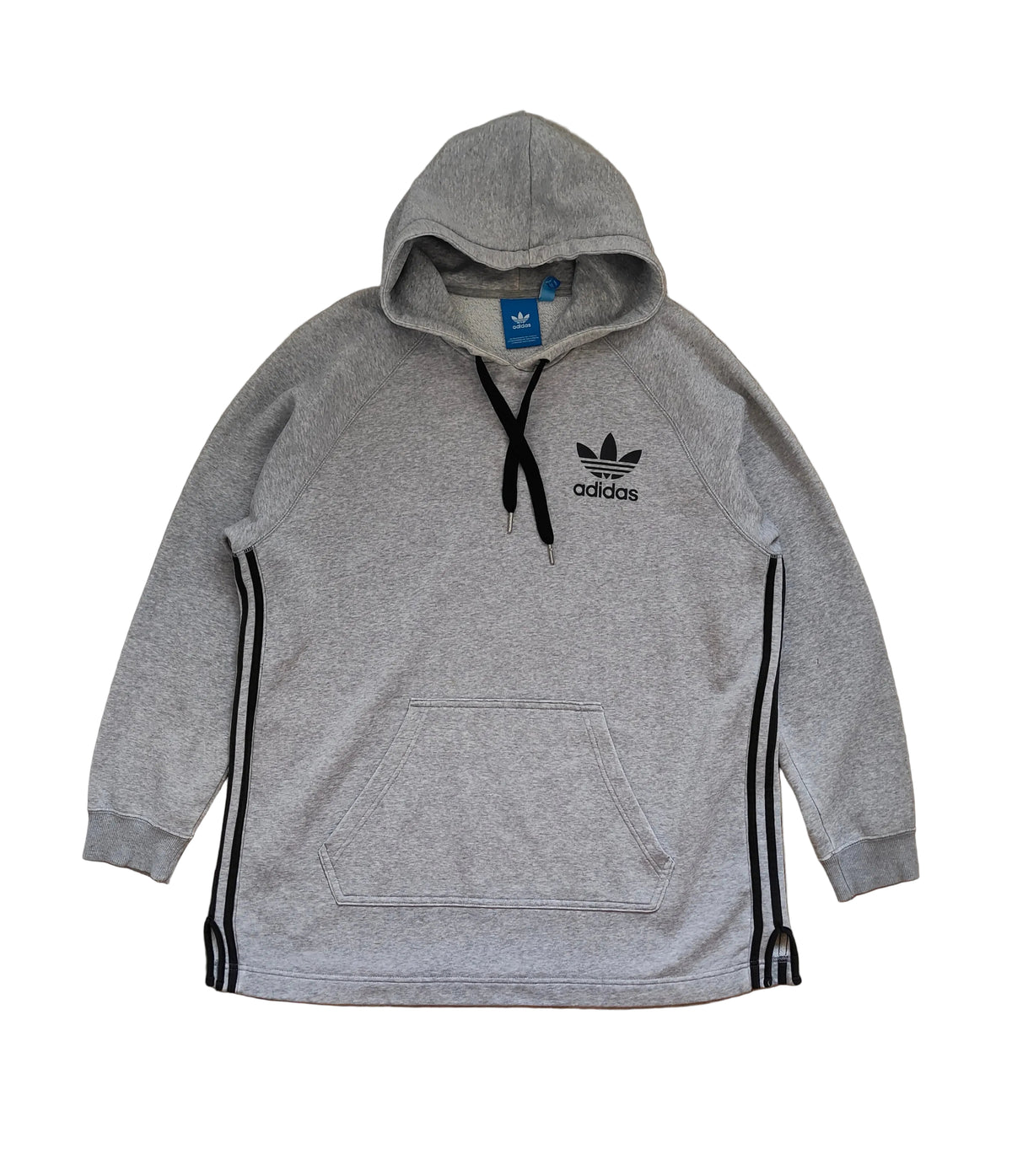 Adidas Originals Trefoil Pullover Hoodie — Grey Marl / Size L