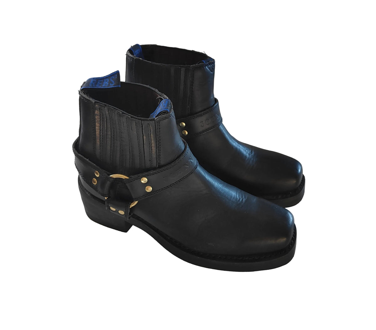 Thomas Cook x Johnny Reb Leather Harness Ankle Boots – Size 9.5 EW