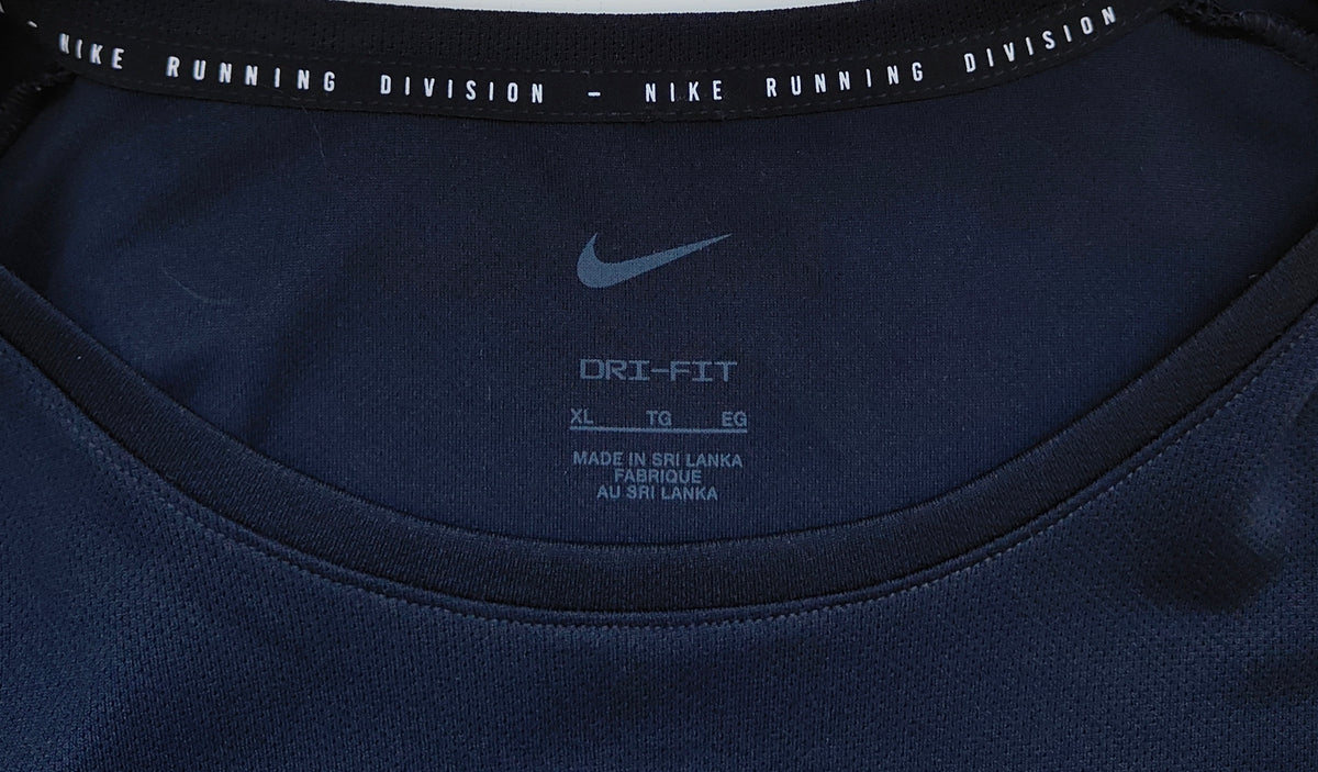 Near New Nike Dri-FIT Graphic Running Tee – Black – Size XL