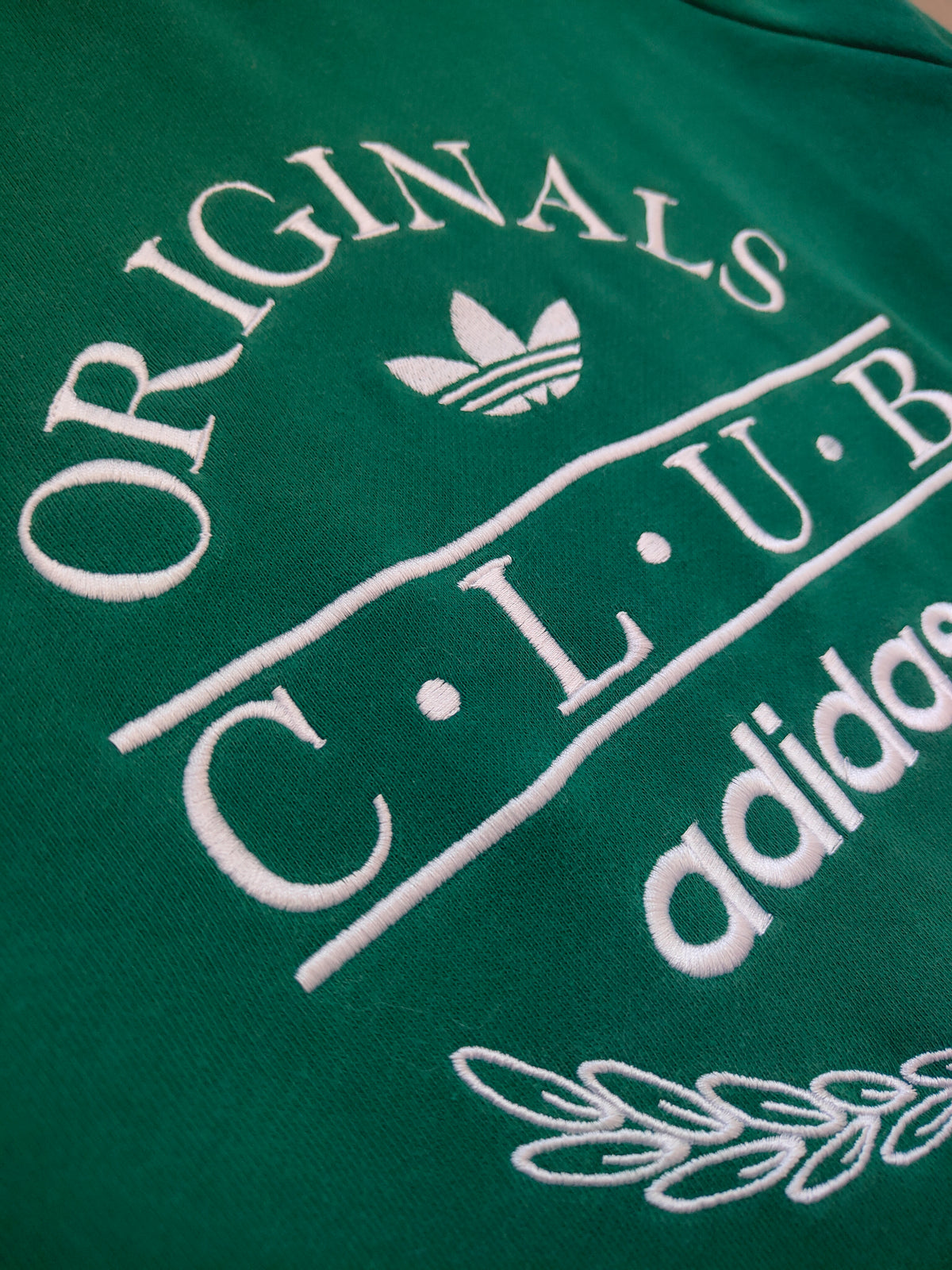 Adidas Originals Club Crew Sweatshirt – Forest Green – Size L