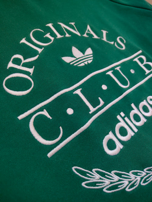 Adidas Originals Club Crew Sweatshirt – Forest Green – Size L