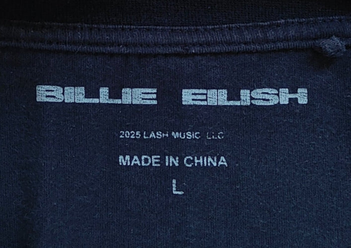 Billie Eilish Hit Me Hard and Soft Tour Tee – Size L