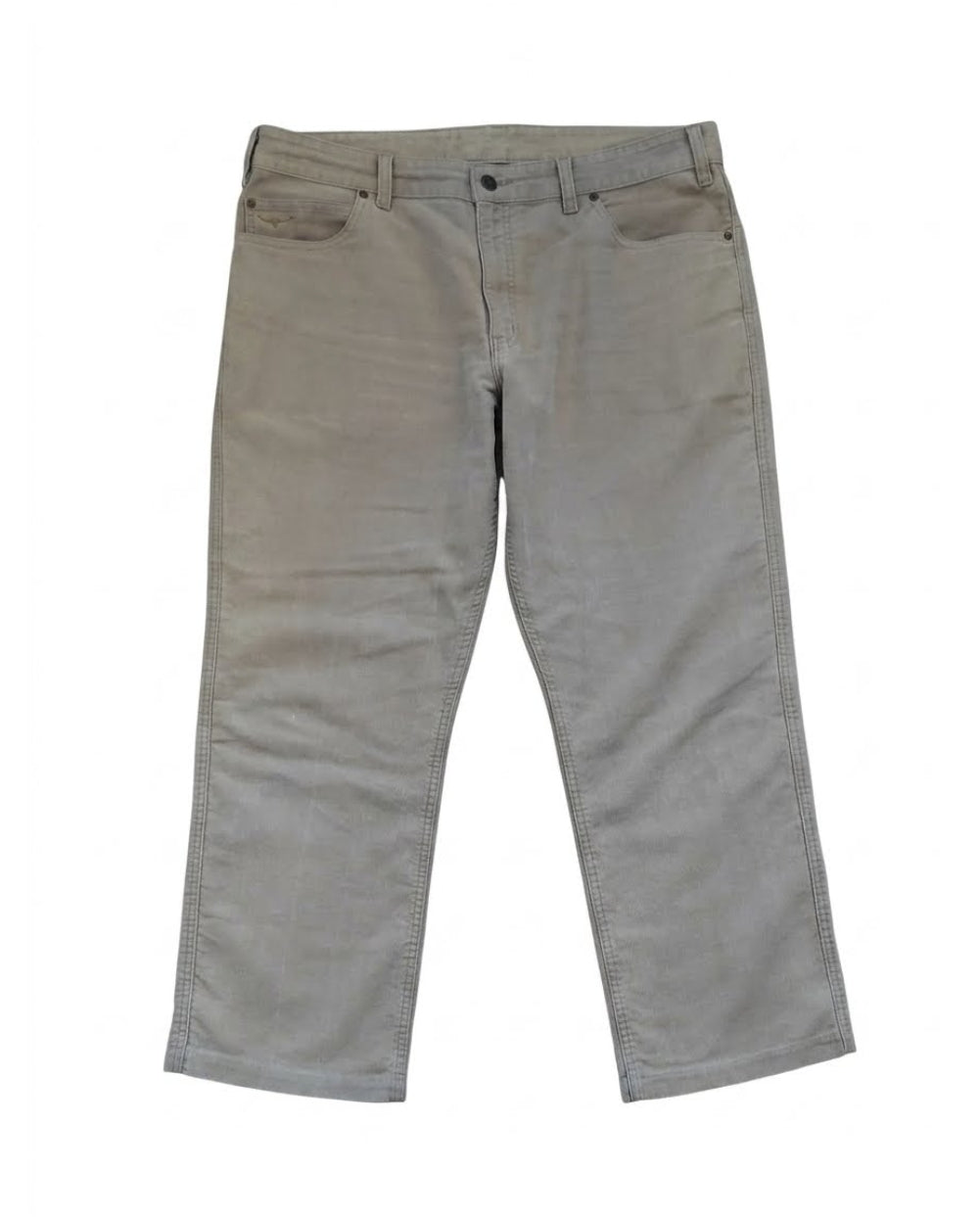 R.M. Williams Moleskin Trousers — Stone | 38R | Made in Australiak