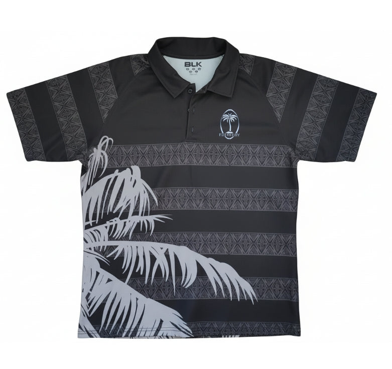 BLK Fiji Rugby Jersey – Black – Size 2XL
