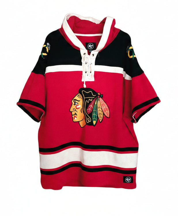 Chicago Blackhawks NHL Hooded Jersey – '47 Brand (XXL)