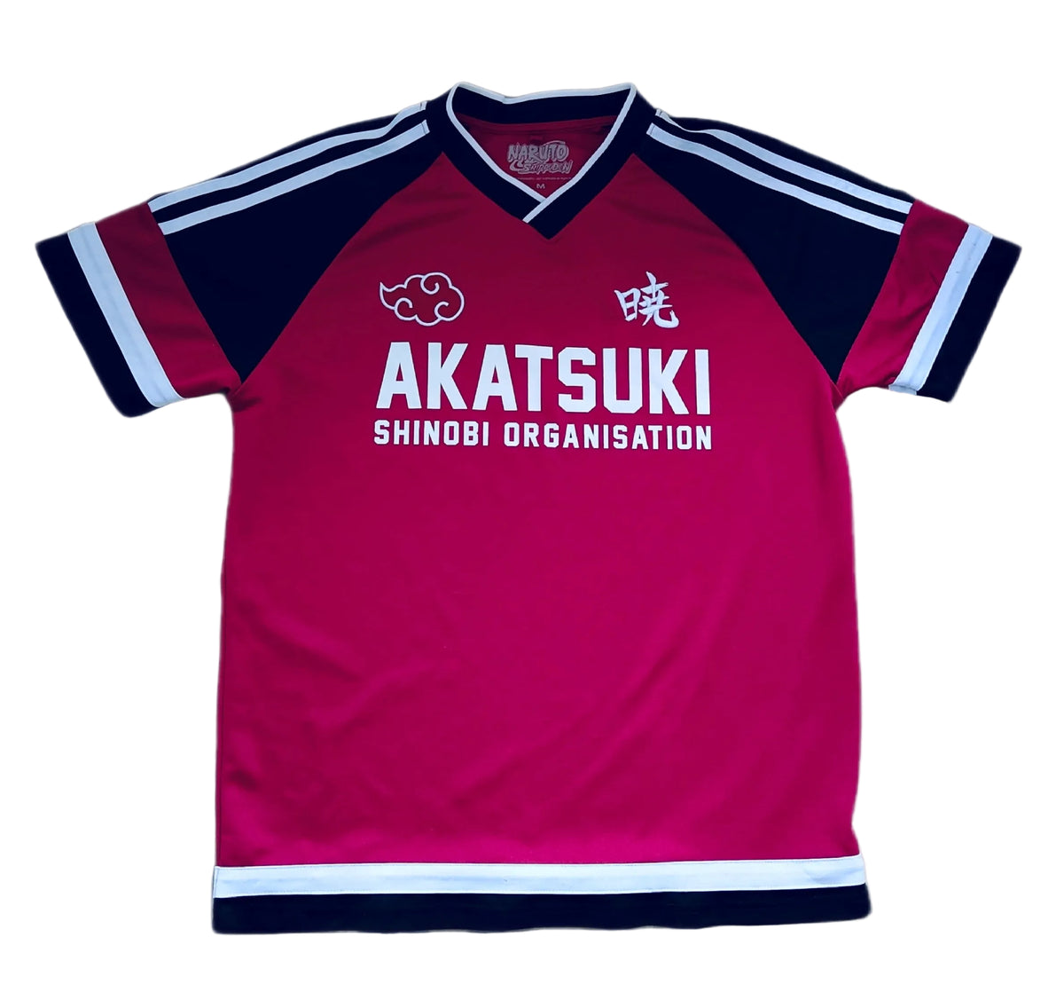 Naruto Shippuden Akatsuki Shinobi Organisation Jersey — Size M