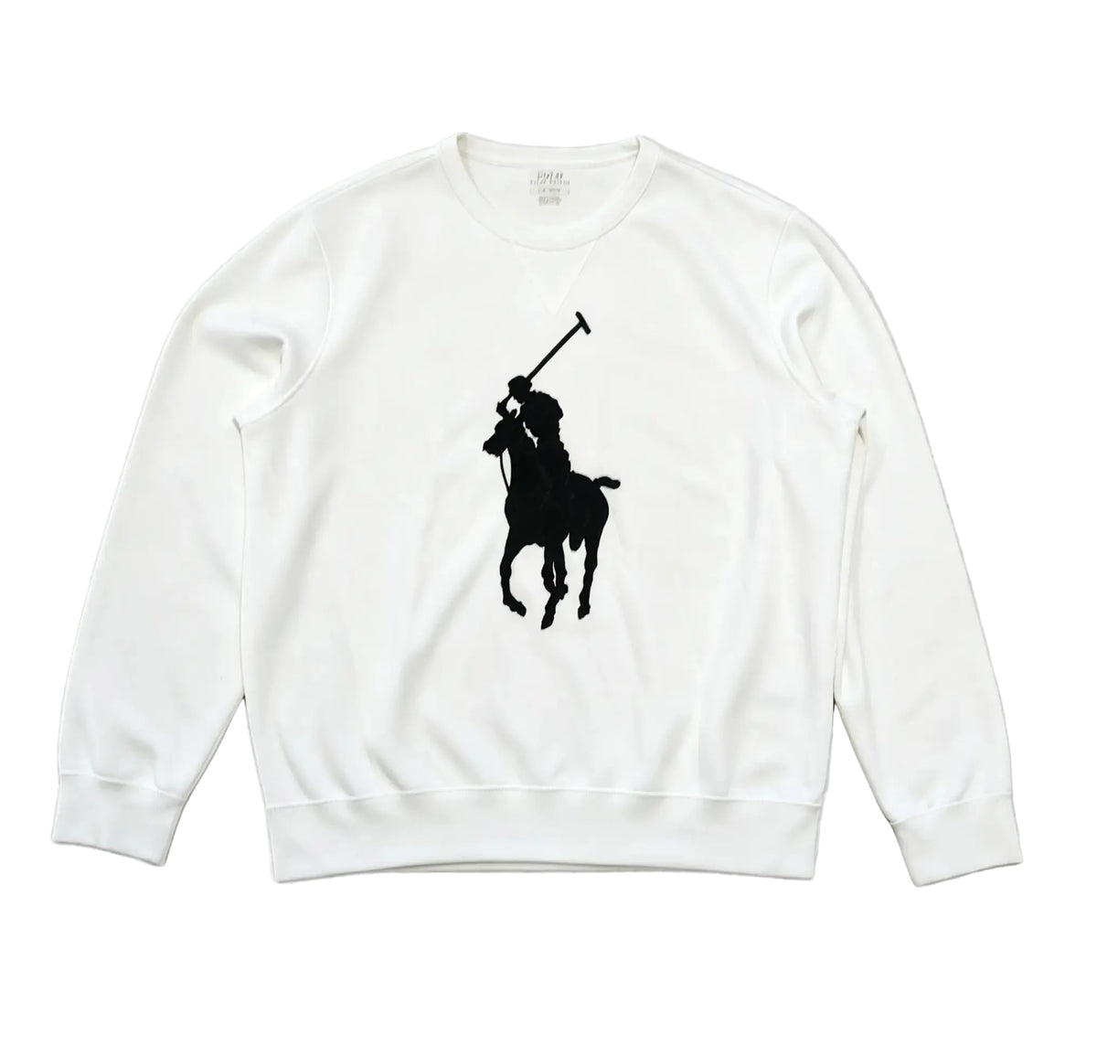 Polo Ralph Lauren Big Pony Crewneck Sweatshirt — White / Size L