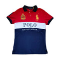 Polo Ralph Lauren Big Pony Custom Slim Fit Polo Shirt – Red/White/Navy (Size M)