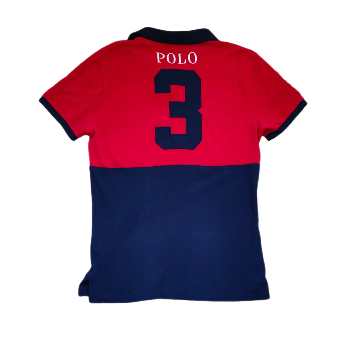 Polo Ralph Lauren Big Pony Custom Slim Fit Polo Shirt – Red/White/Navy (Size M)