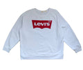 Levi's Batwing Logo Crewneck Sweatshirt — White / Men's L