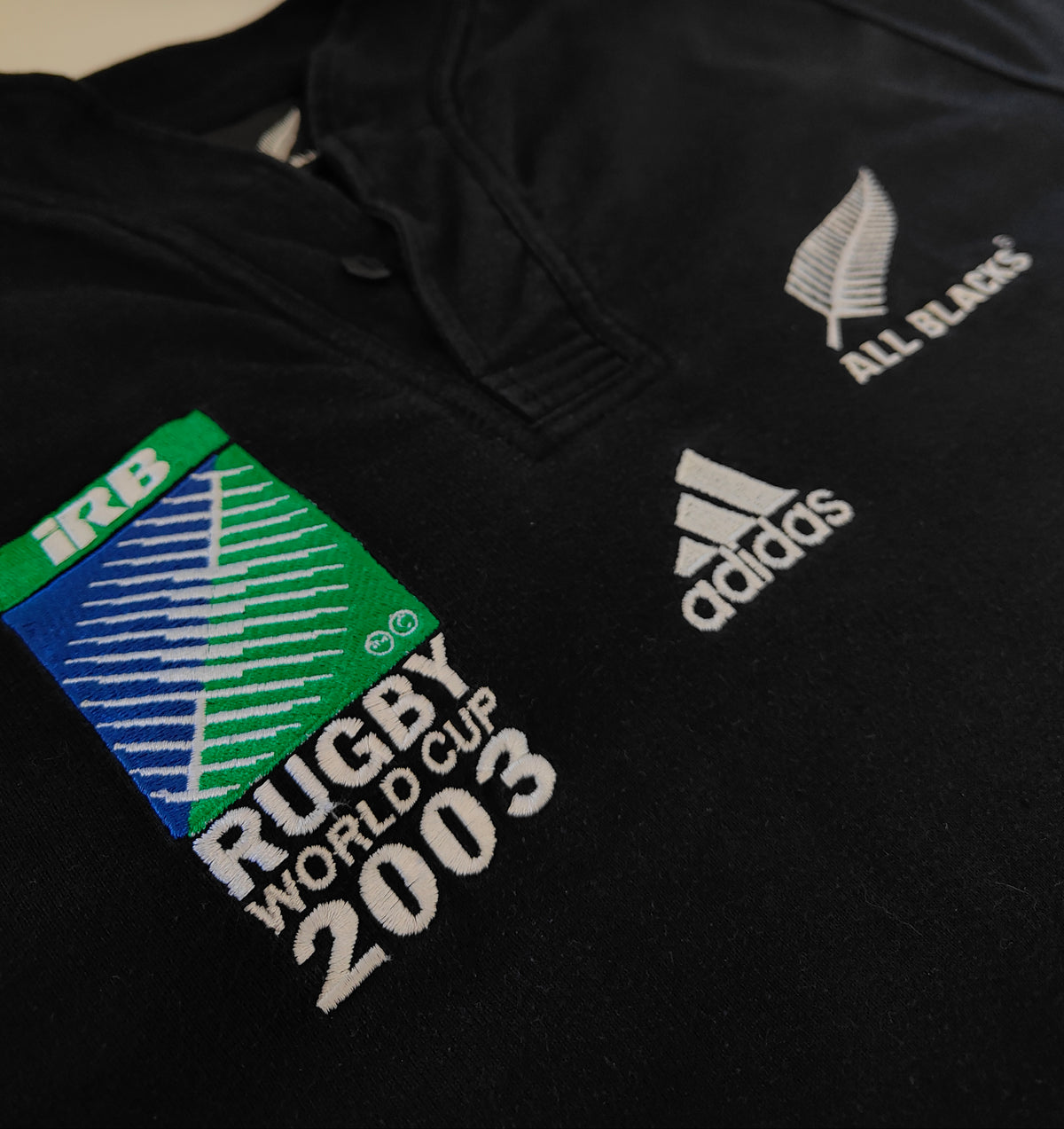 All Blacks 2003 Rugby World Cup Jersey - Size 2XL