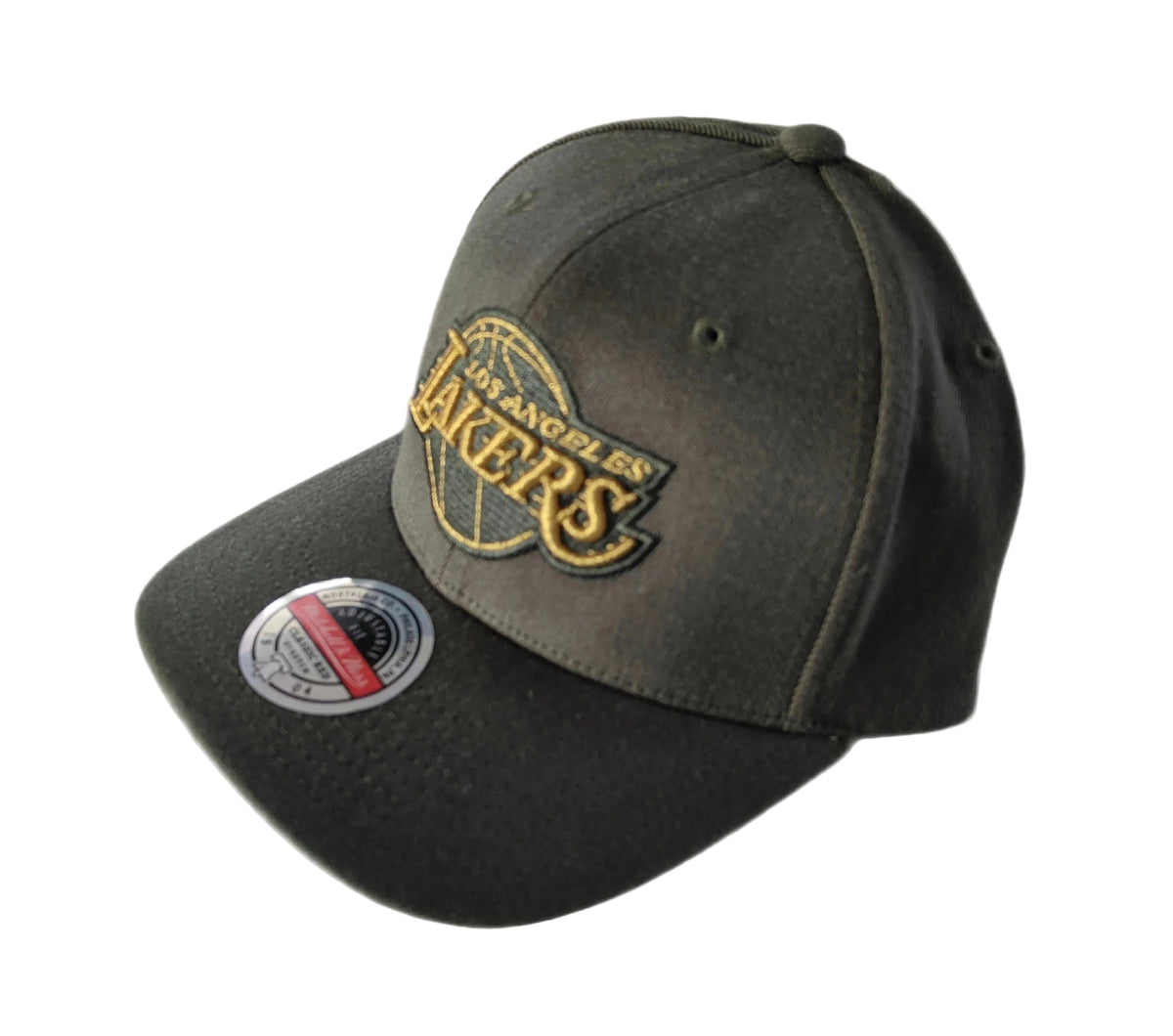 Mitchell & Ness LA Lakers Olive Green Colorway Snapback