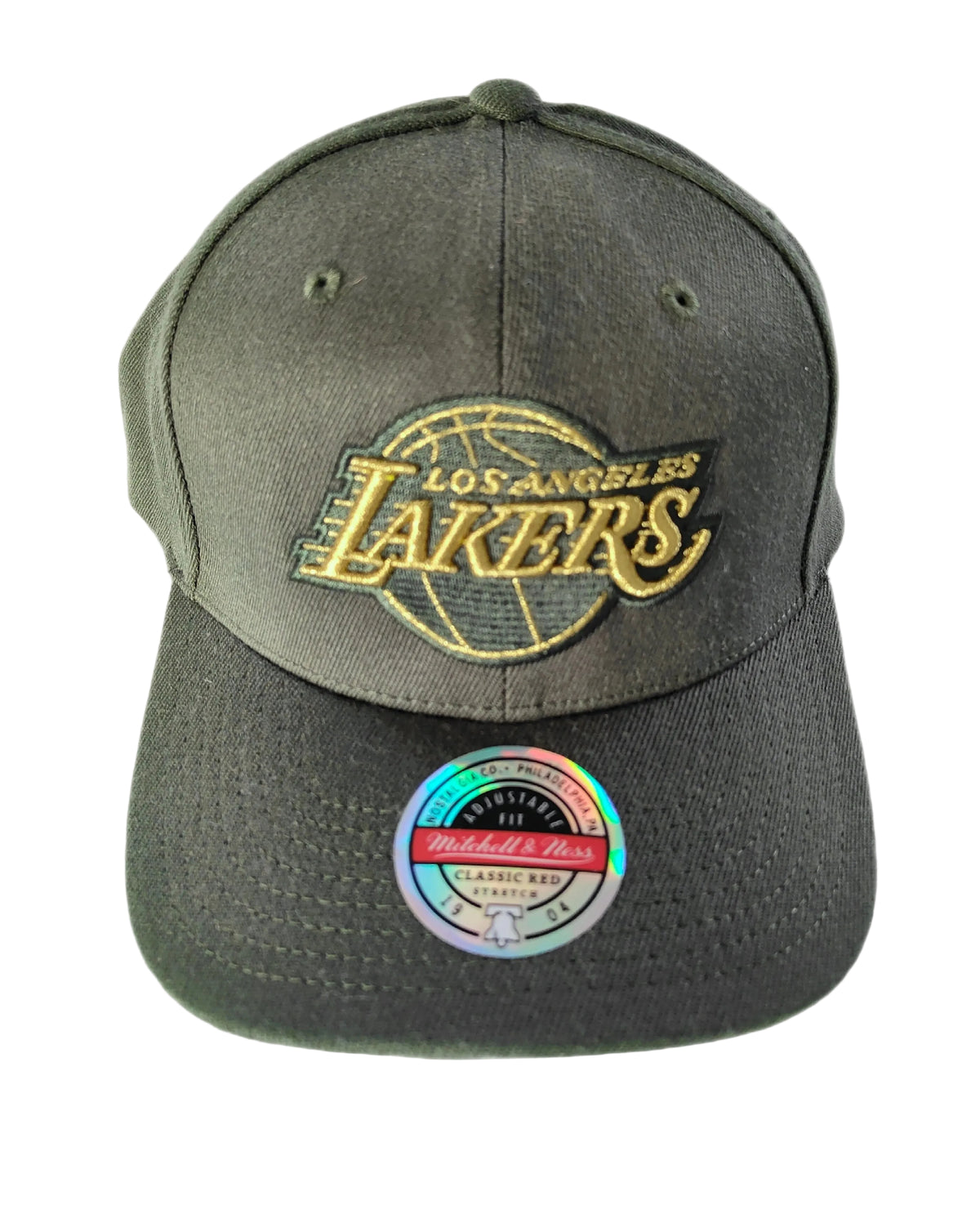 Mitchell & Ness LA Lakers Olive Green Colorway Snapback