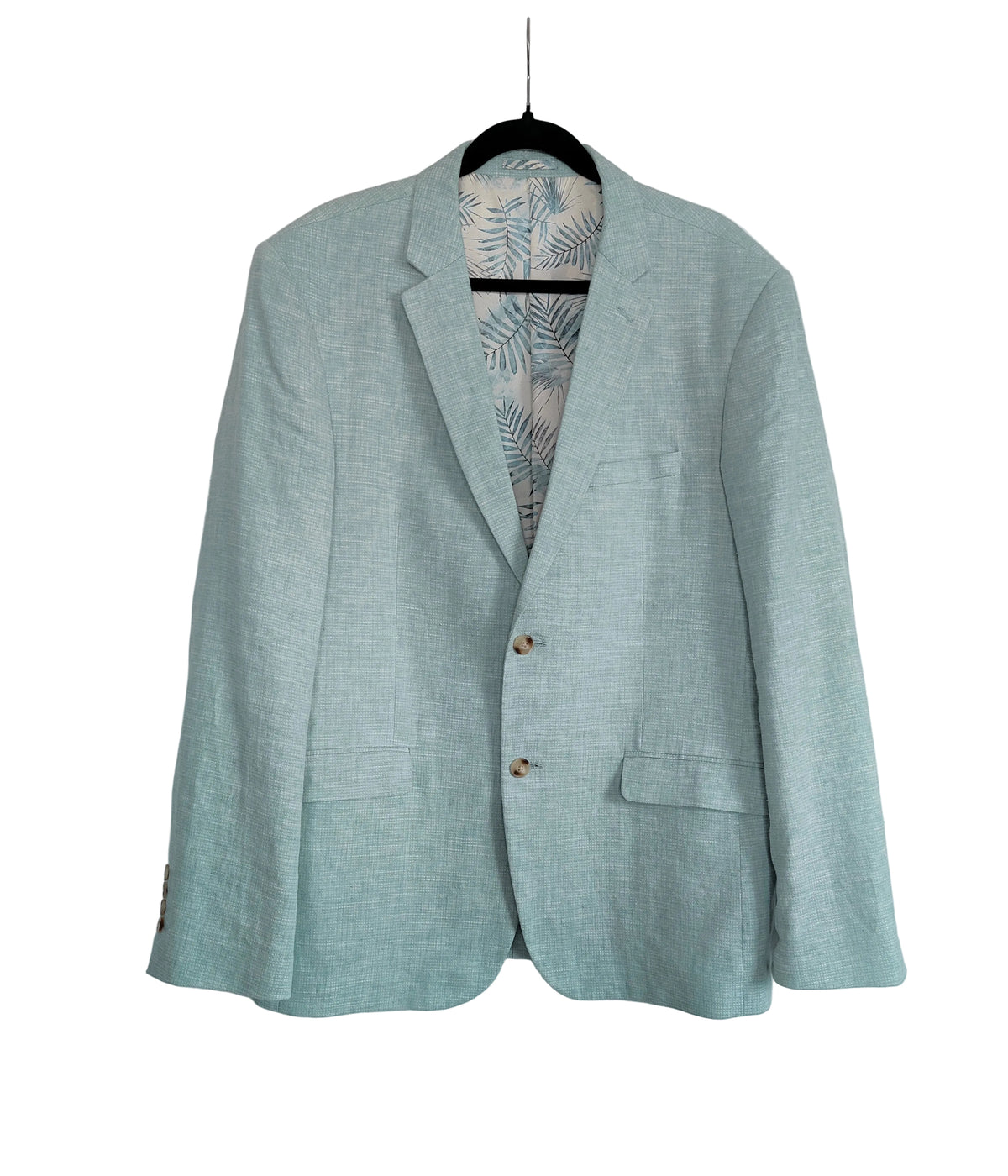 Tarocash Linen Blazer — Mint Green | Men's XXL