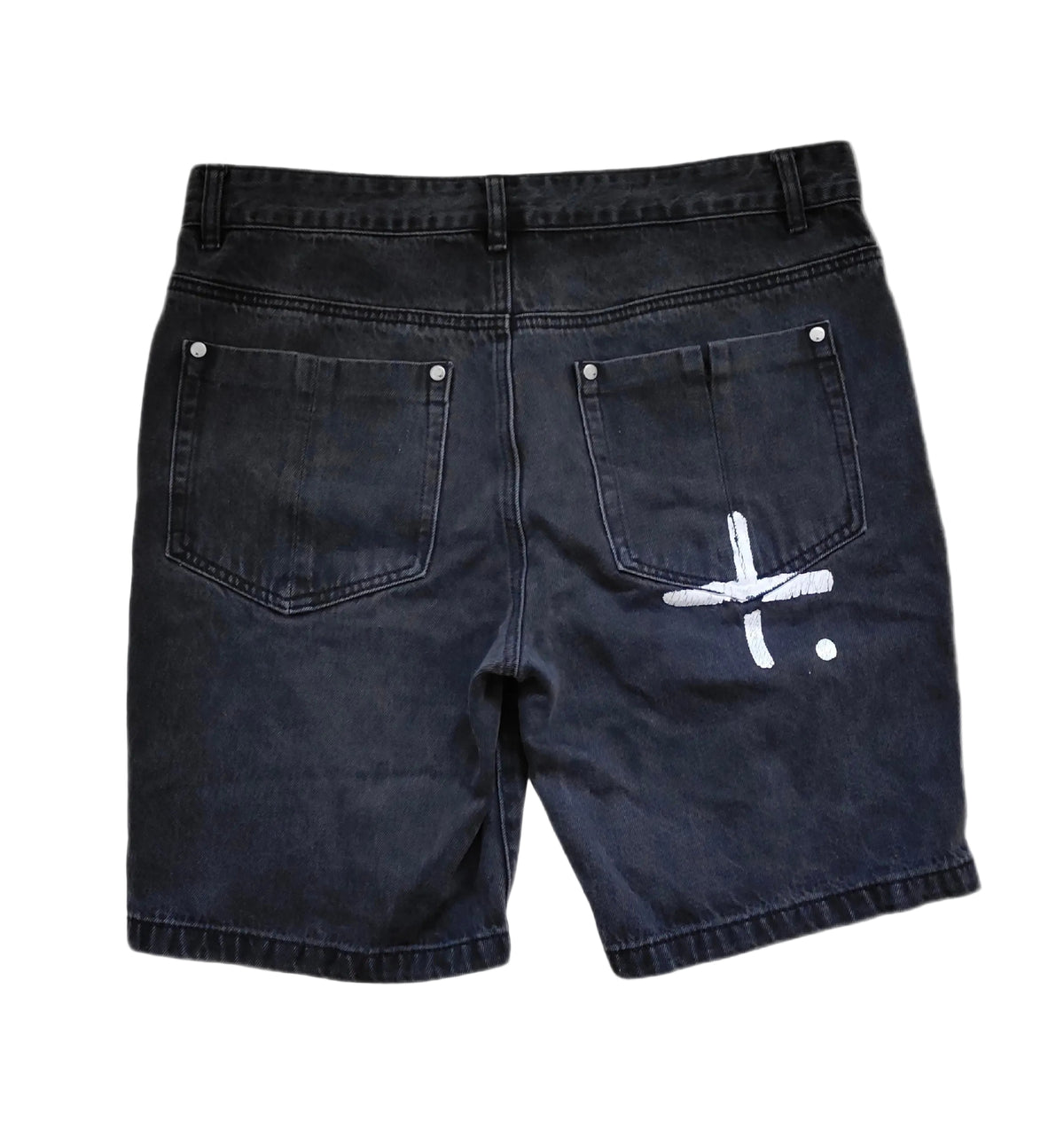 Federation Denim Shorts – Black, 34" Waist